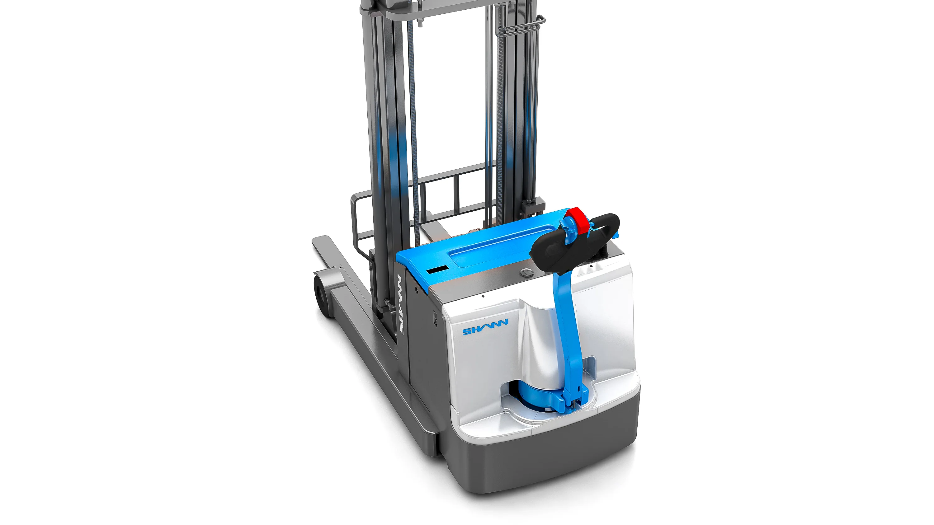 SHANN CQD 12 R — электрический ричтрак-штабелер