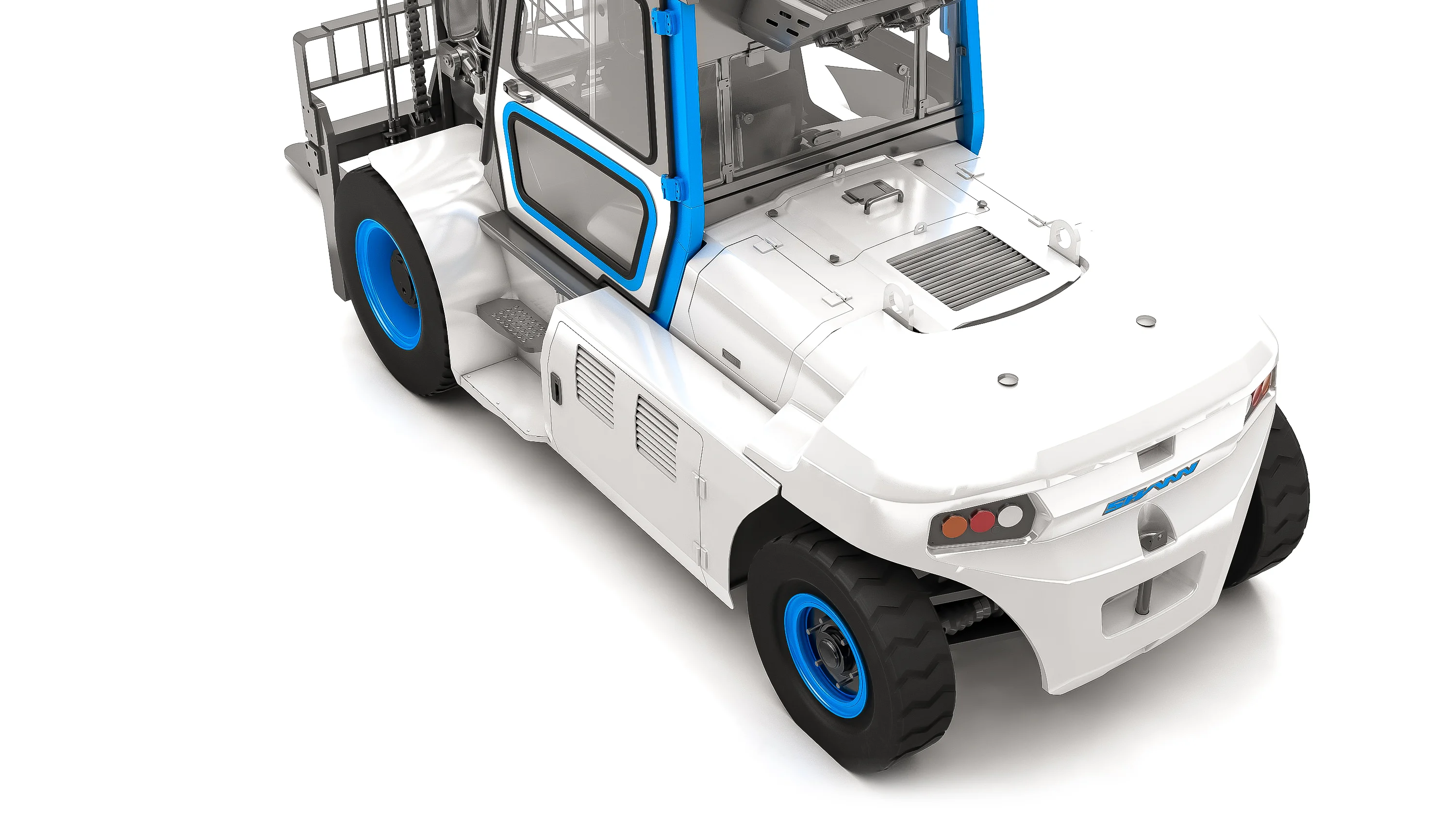 SHANN FB 100 - электромобильный погрузчик 10 т