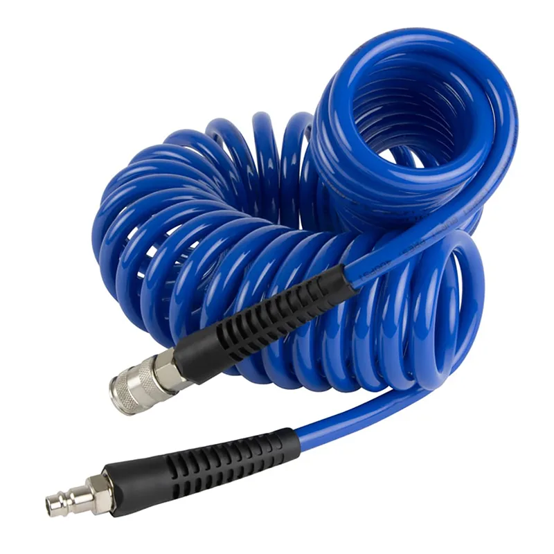 Шланг пневматический спиральный с БРС, 12м, 8x12мм OPTIMUS HD OPT-7655