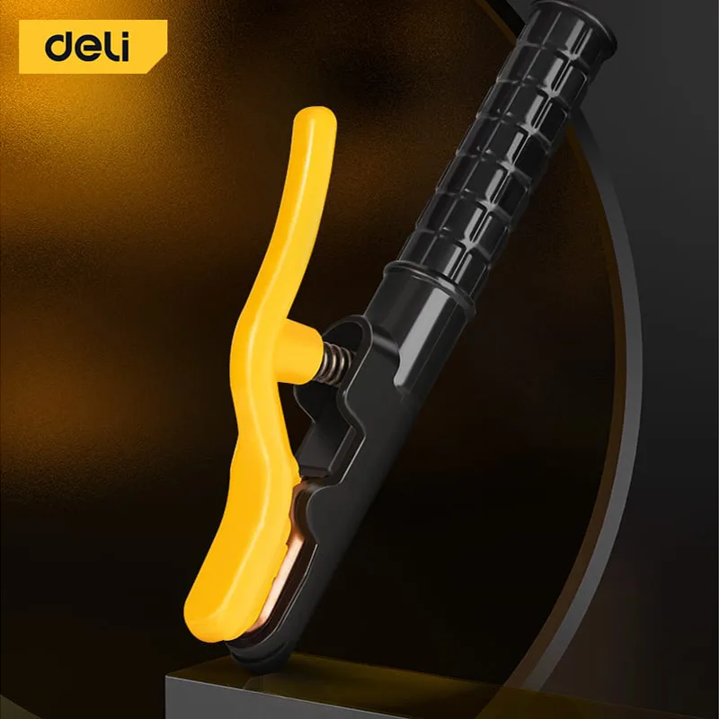 Электрододержатель DELI dl23300a 500гр ( макс. сила тока 300a, длина 295мм)