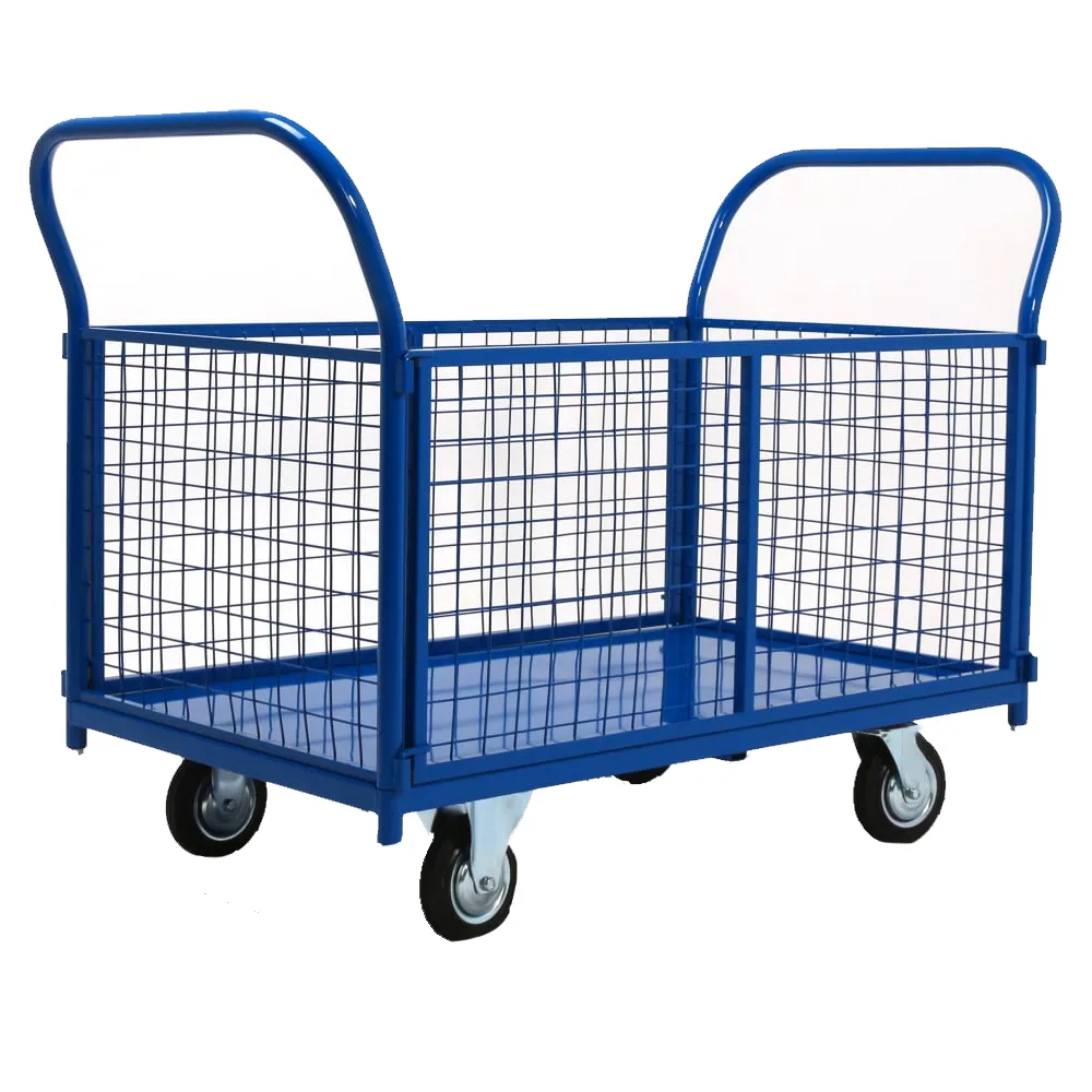 Платформенная бортовая тележка 500 мм, 125 мм Промышленник ПС-6.10