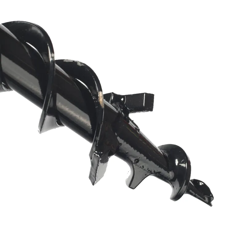 Шнек двухзаходный D 40 для грунта к бензобуру, диаметр 40мм длина 800мм