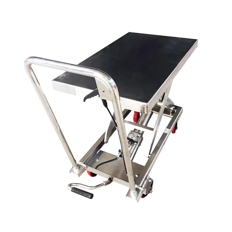 Гидравлический подъемный стол OXLIFT OX F-50 500 кг 900 мм 815х500х50 мм (из нержавеющей стали)