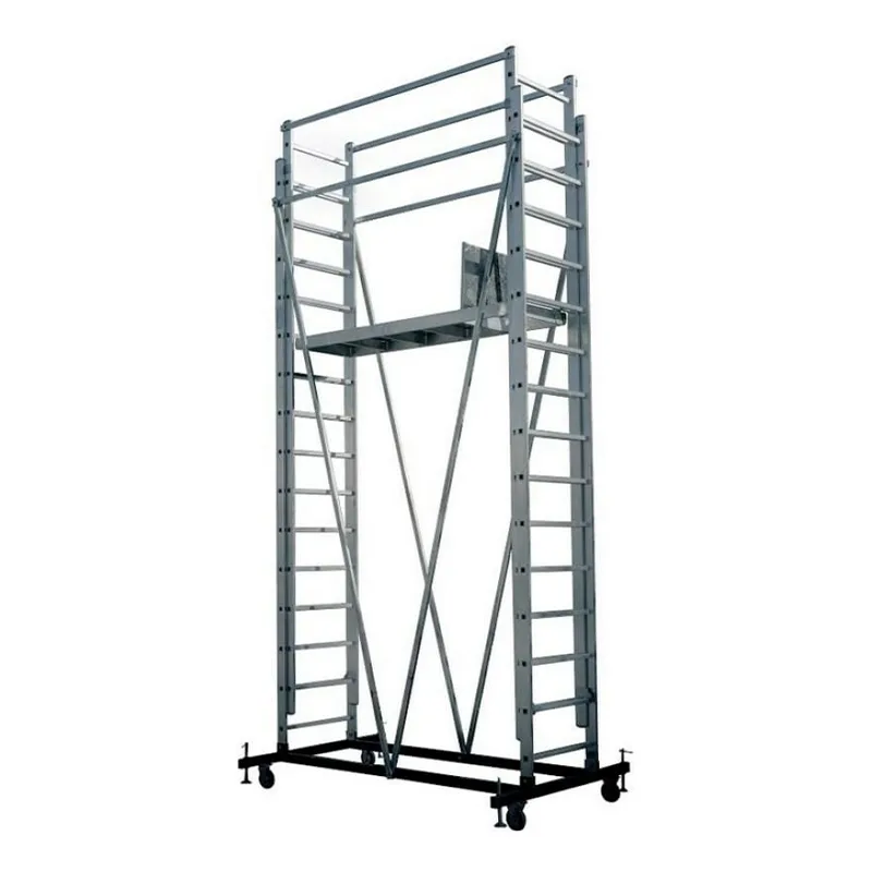 Алюминиевая вышка Тур Промышленник ПРОФИ 2х15 м, H=7 м ВТПА2157