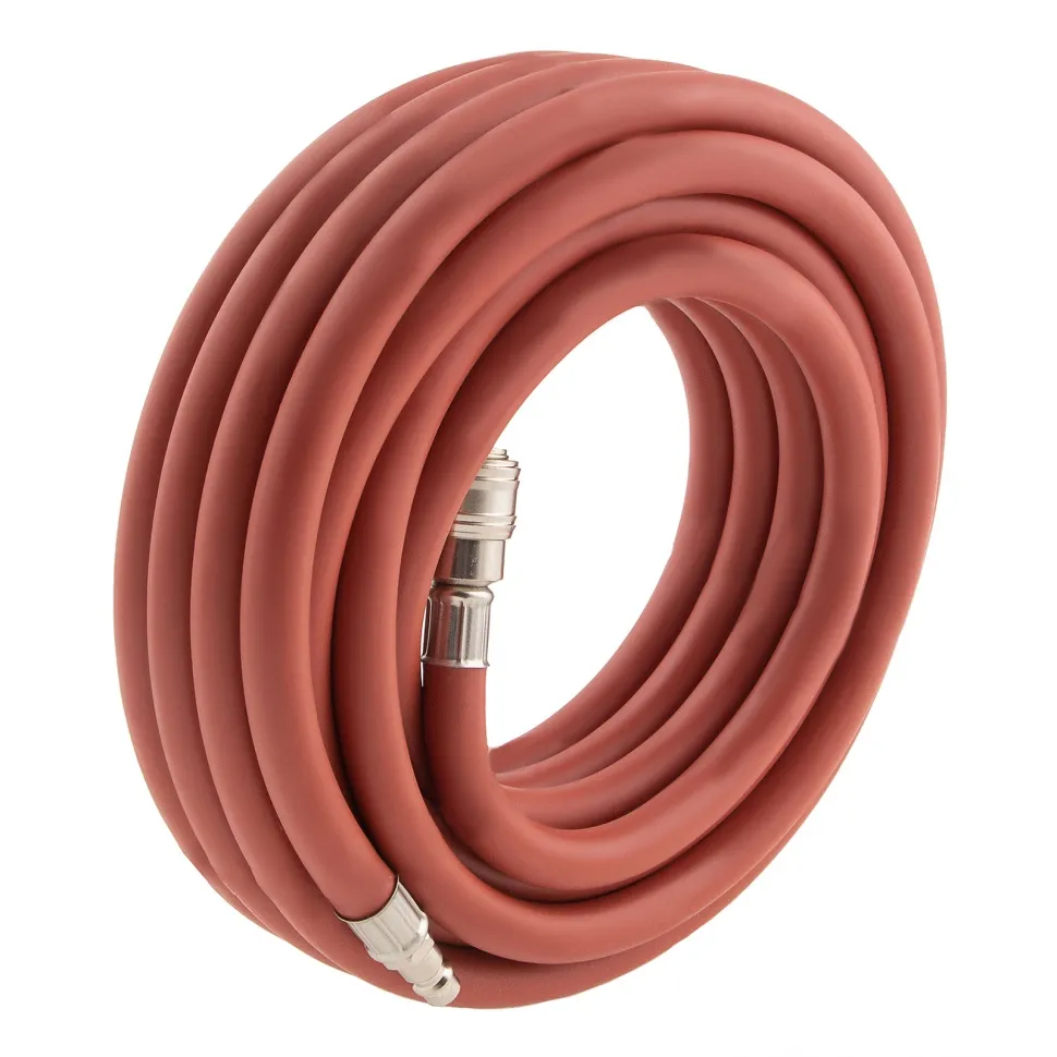 Шланг пневматический резиновый, 10 x 16 мм, 24 бар, армированный, быстросъемное соединение, 10 м