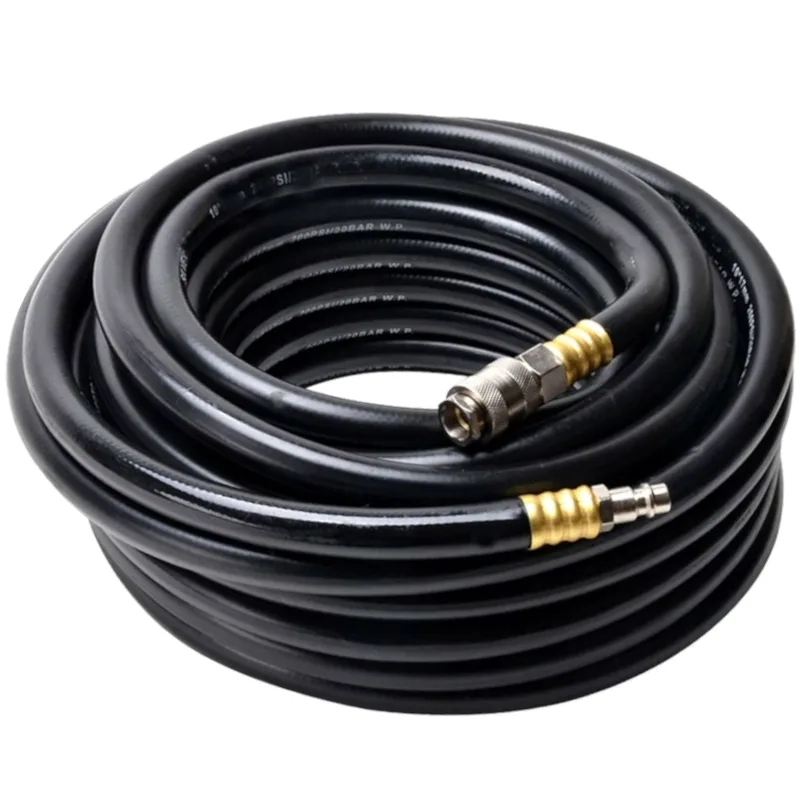 Шланг резиновый пневматический 5m 10*17mm с быстросъемными соединениями проф серия 5m 10*17mm