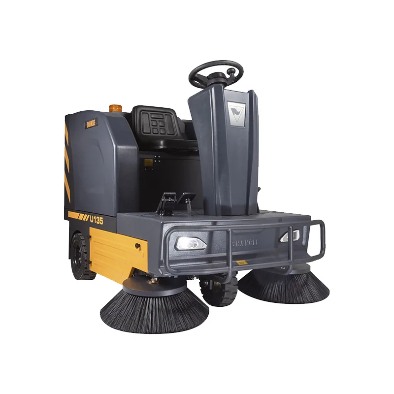 Аккумуляторная подметальная машина с местом оператора Chancee