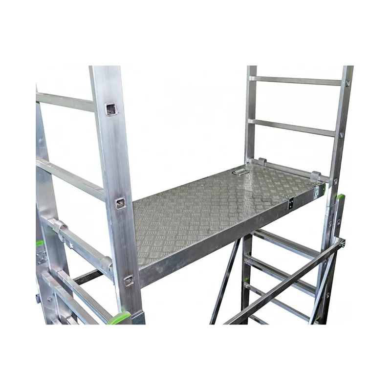 Алюминиевая вышка Тур Промышленник ПРОФИ 2х9 м, Н=4 м ВТПА294