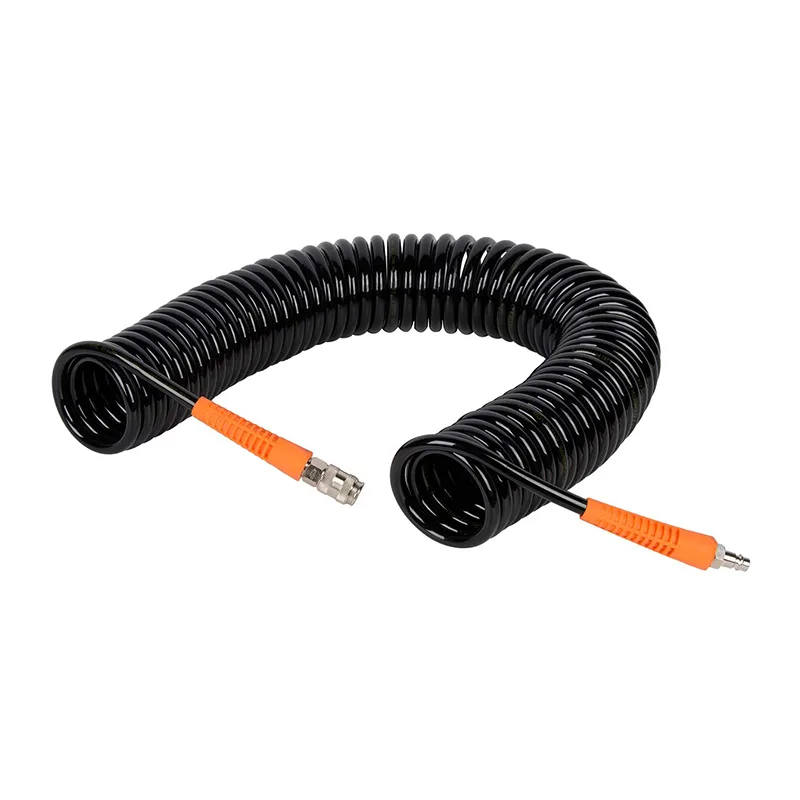 Шланг пневматический WIEDERKRAFT спиральный с БРС 10м WDK-65710