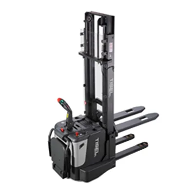 Самоходный штабелер Tisel ES1229 DX Li-Ion с платформой и боковой поддержкой