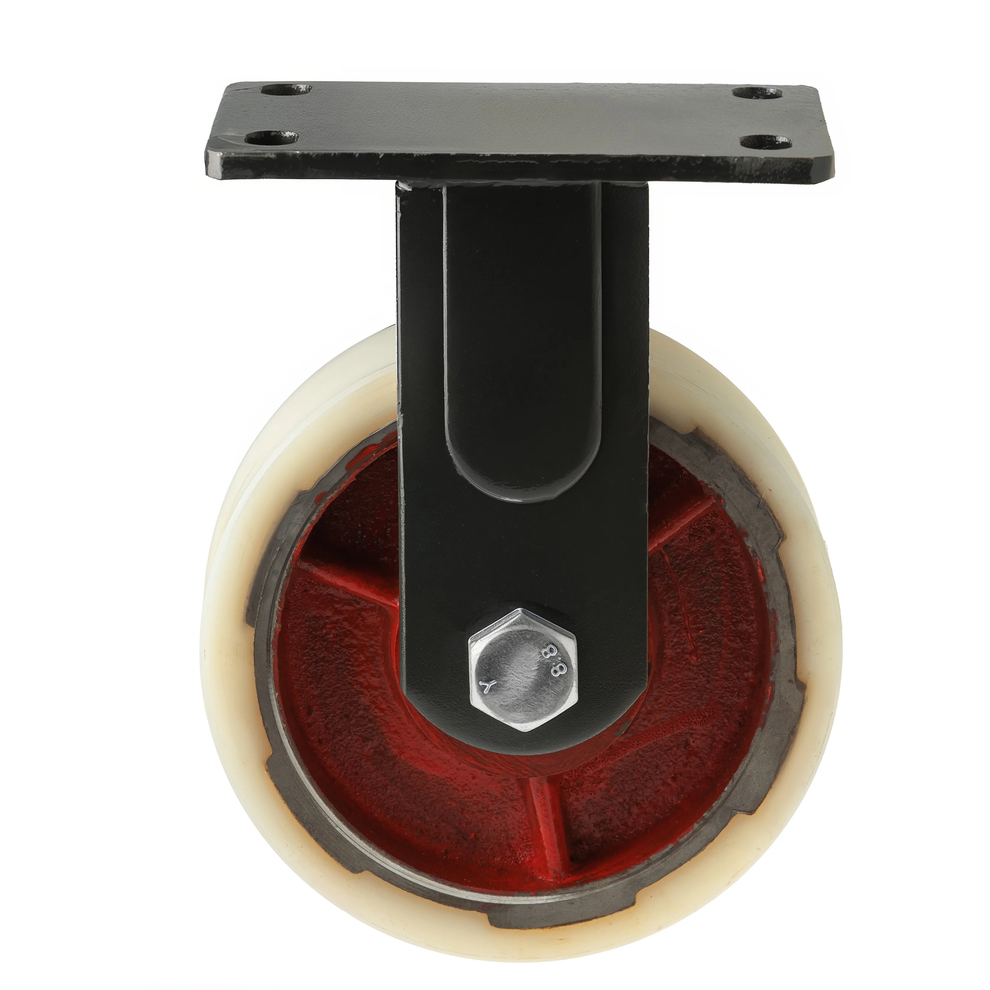Сверхбольшегрузное нейлоновое колесо неповоротное FHdn80 200 мм, 2000 кг