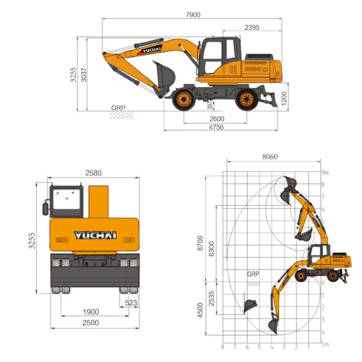 Экскаватор Yuchai