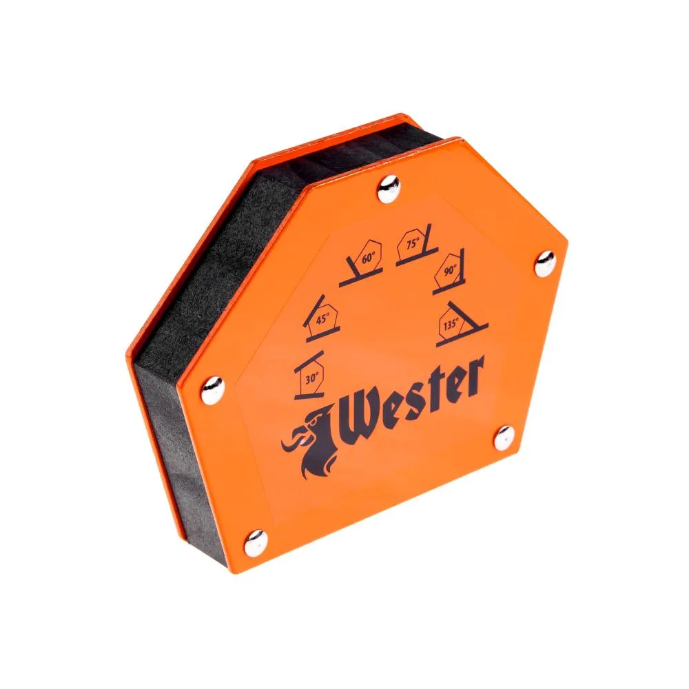 Уголок магнитный для сварки Wester WMCT75 829-007, углы 30 , 45 , 60 , 75 , 90 , 135