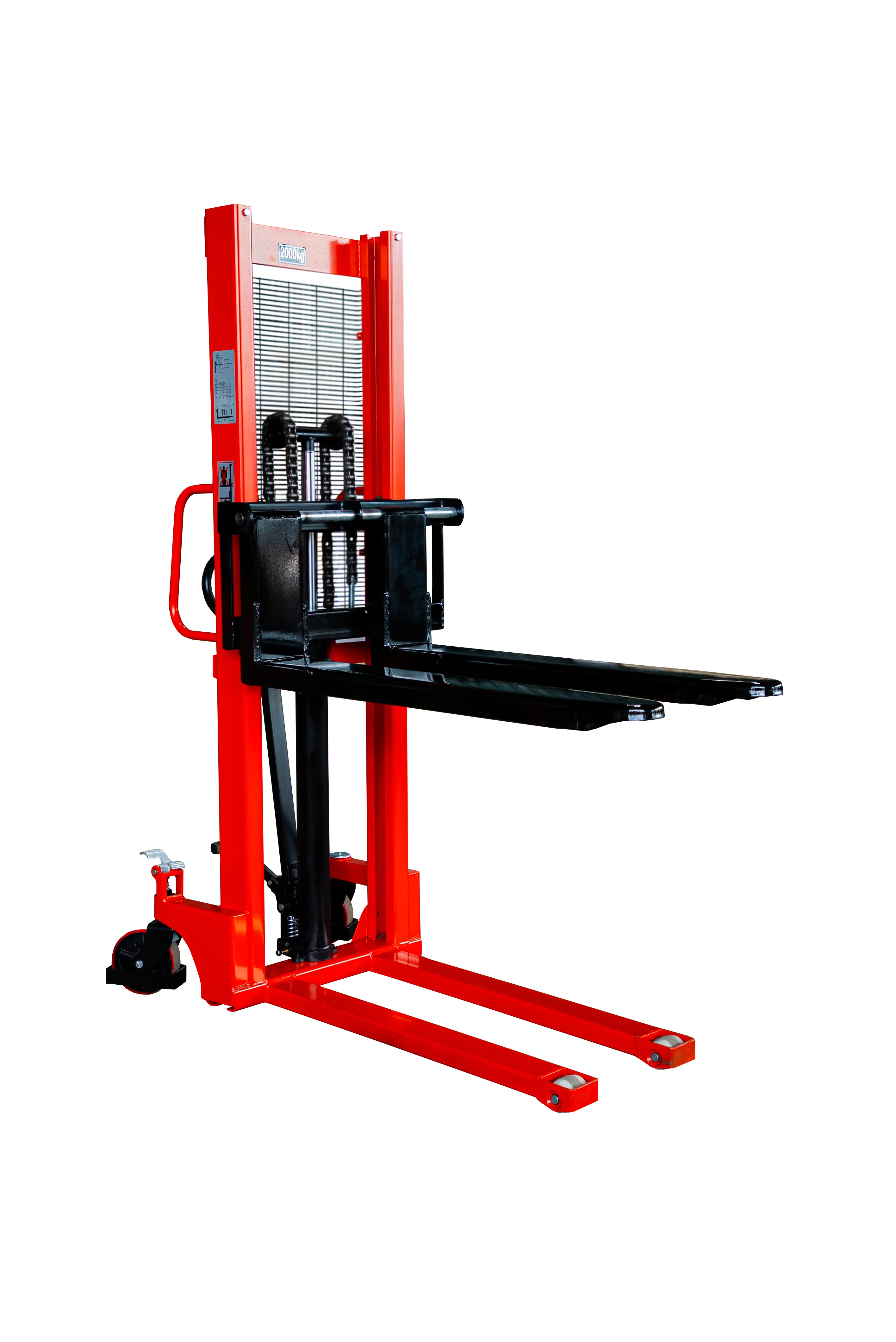 Штабелер гидравлический 0,5 т 1,6 м TOR CTY-E с раздвижными вилами