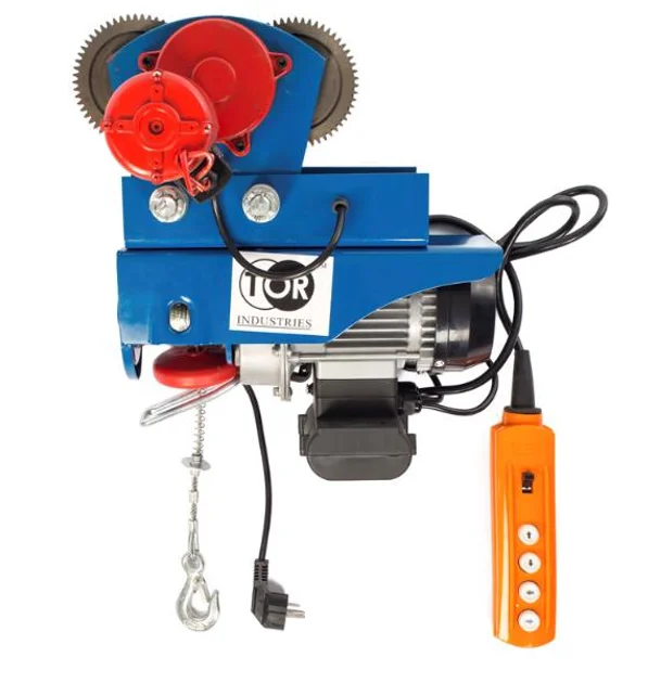 Электрическая таль с тележкой TOR PA 125/250 кг, 12/6 м, модель J