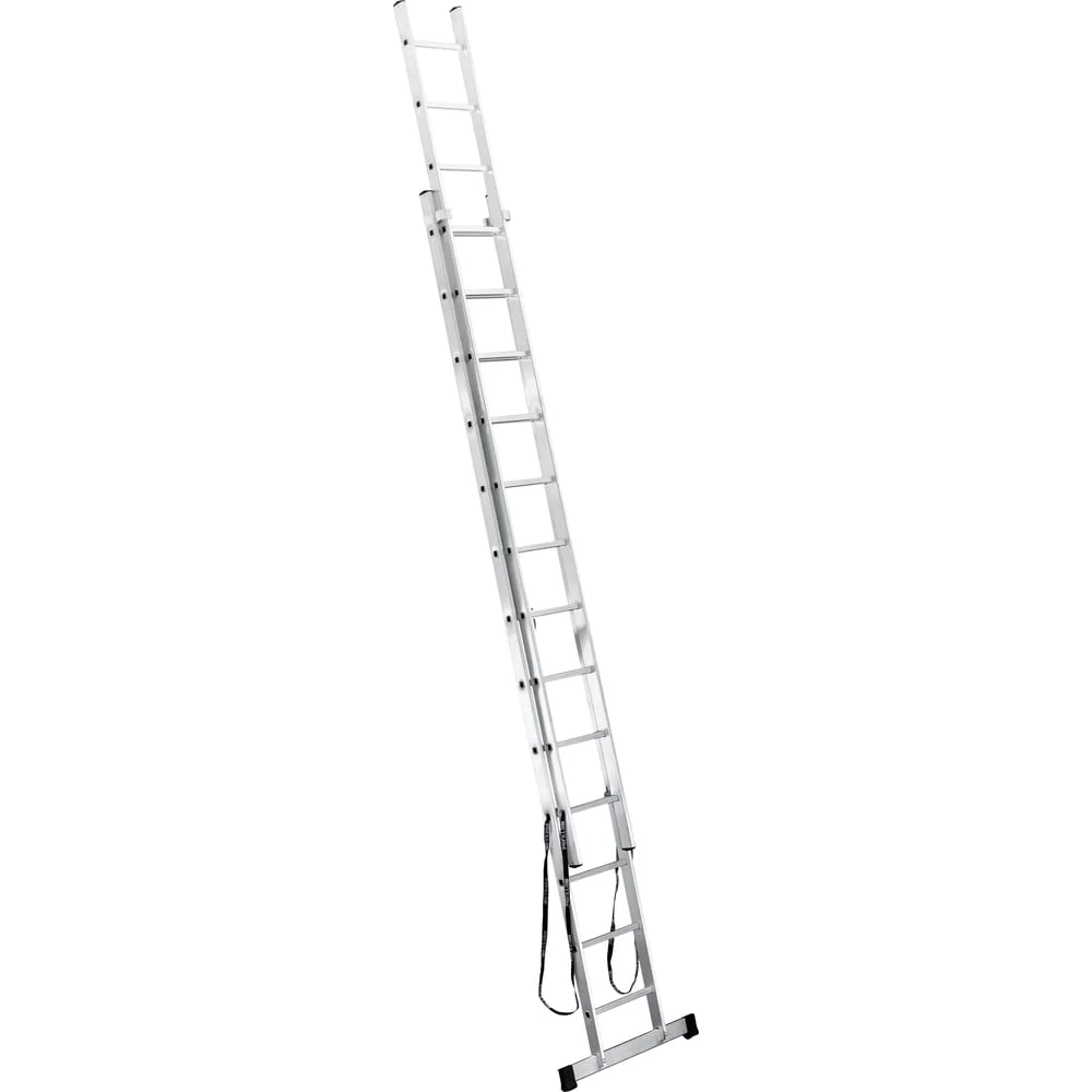 Алюминиевая 2-секционная лестница UFUK 2x13 ступеней