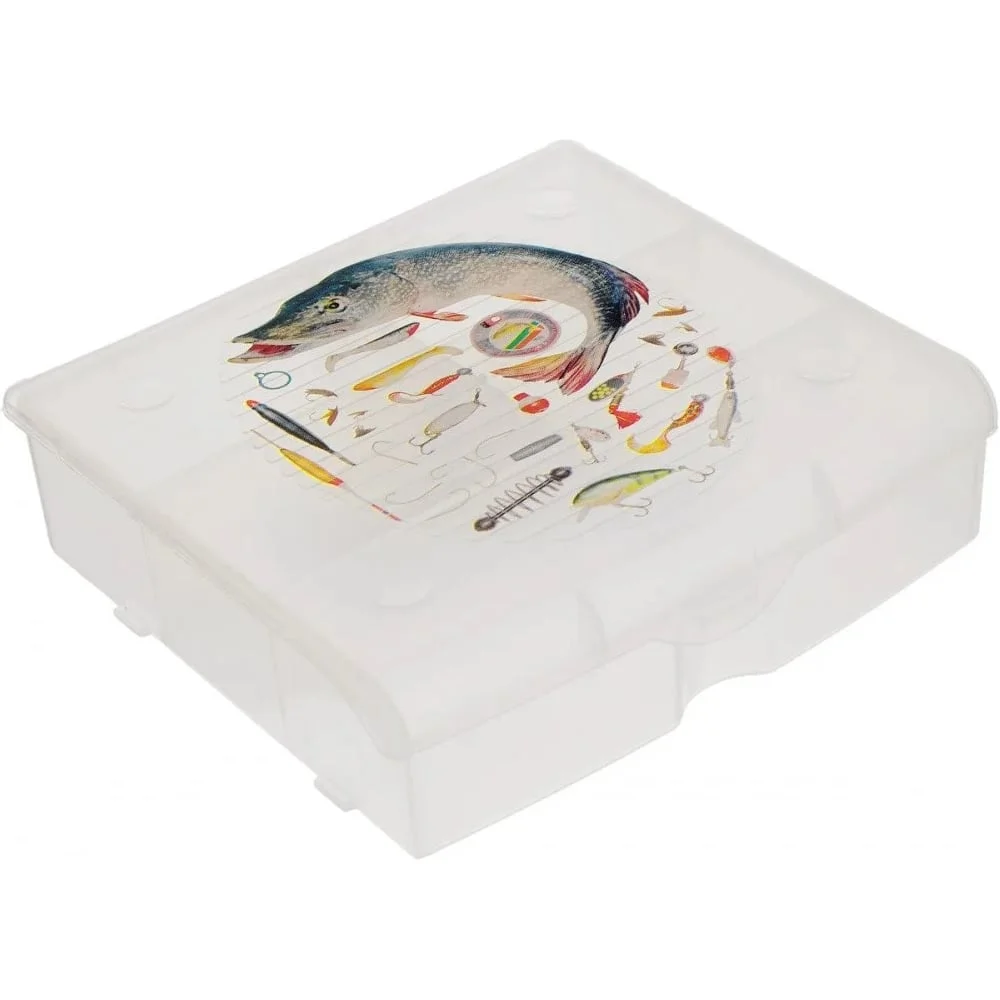 Бокс для рыболовных принадлежностей Blocker 9 ячеек прозрачный BR3727ПРМТ