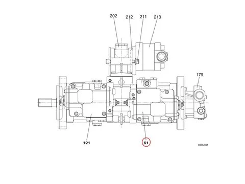 Регулятор Соленоид Kawasaki (насос) K3V63DTP LL00089 для CASE экскаватора CX130 CX135SR CX160