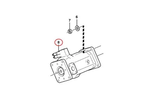 Гидронасос 11096982 для Volvo погрузчика L330D L330E
