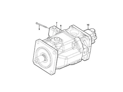 Гидронасос 11411471 VOE11411471 для Volvo погрузчика L350F