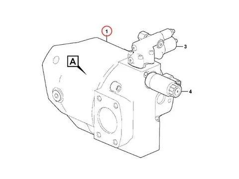 Гидронасос 16204665 для Volvo погрузчика BL70B BL71B