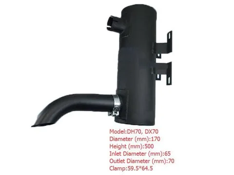 Глушитель для Doosan экскаватора DH70 DX70