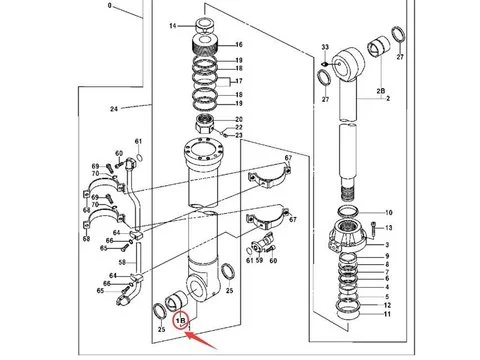 Втулка Ковш 4609091 для John Deere 750 800C 992D 450DLC 450CLC 650DLC 850DLC 992ELC 550LC 450LC 470GLC экскаватора