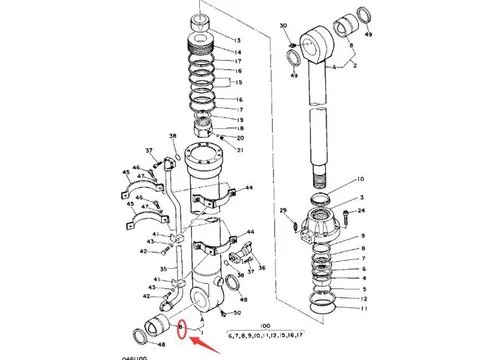 Втулка Ковш 0352905 для Hitachi EX400 EX400-3 EX550 EX750-5 TL1100-3 ZX450 ZX600 ZX650H ZX800 экскаватора