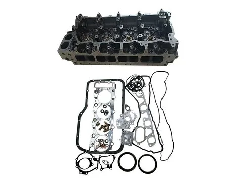 Головка блока цилиндров в сборе Комплект прокладок 4HK1 для Isuzu двигателя Hitachi экскаватора ZX190W-3 ZX210-3 ZX225USR-3 ZX250LC-3 ZX250W-3 ZX270-3 ZX280L-3 ZX360W-3