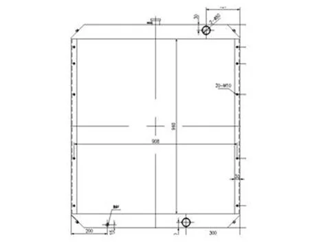 Радиатор 1932802 для Caterpillar CAT экскаватора E322C