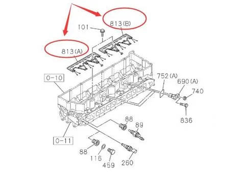 Жгут проводов Топливная форсунка Комплект 1 8-98177447-0 8-98177448-0 для Isuzu 6HK1 двигателя Hitachi экскаватора ZW220 ZW250 ZX330-3 ZX350-3 ZX350L-3 ZX400W-3