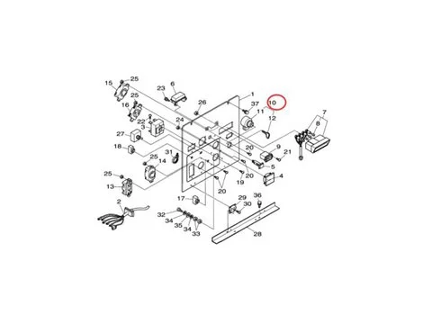 Стартер Выключатель YF1-52486-35-90 для Yamaha генератора EDL13000STE EDL7000SE EDL11000SE