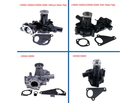 Водяной насос 129001-42004 129100-42004 129263-42000 129508-42001 для Yanmar 4TNV88 Komatsu 4D88E-5 4D88E-6 4D88-6 4D88E двигателя