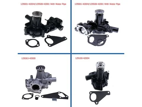 Водяной насос 129001-42004 129100-42004 129263-42000 129508-42001 для Yanmar 3TNE84 3TNE84T Komatsu 3D84E-1 3D84E-2 3D84E-3 3D84N-2 S3D84E-3 3D84E S3D84E двигателя