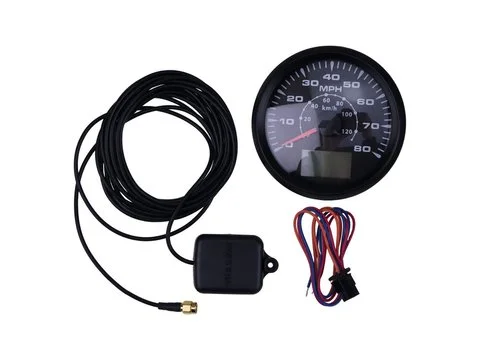 GPS спидометр-одометр 85mm 0-80MPH 0-120KM/H 8