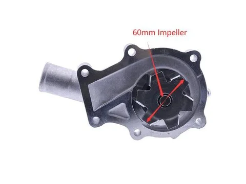 Водяной насос 125285A1 для CASE 1825B MAXI-SNEAKER 460 60mm Impeller