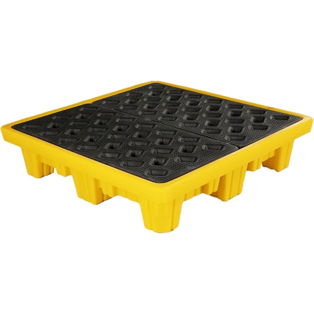 Емкость Тара.ру 1300x1300x300 для 4-х бочек цв. жёлтый 34600