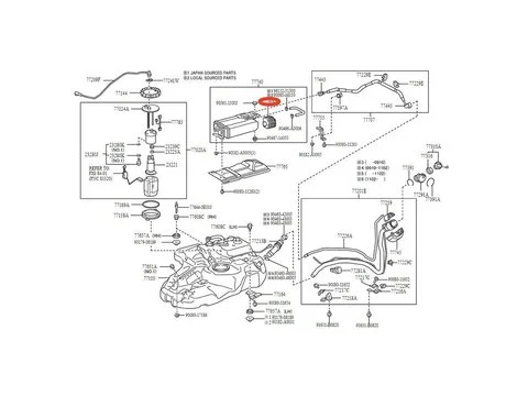 OEM насос обнаружения утечки паров 90910-AF006 для Toyota 2013-2024 RAV4 2012-2024 Camry 2012-2025 Tacoma