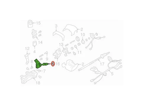 в сборе Выключатель 8124500660 для Isuzu 2003-2008 Ascender