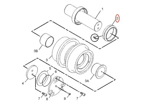 Сальник 179-1292 для Caterpillar CAT экскаватора 330D 330DL 336E 349DL 329D трактора D4ESR D5E