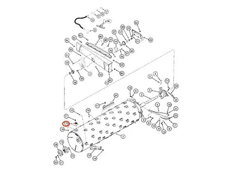 Бегунок Планка 278821A2 для CASE комбайна 2388 7120 9230 1660 7120 7240 2166 2188 5140