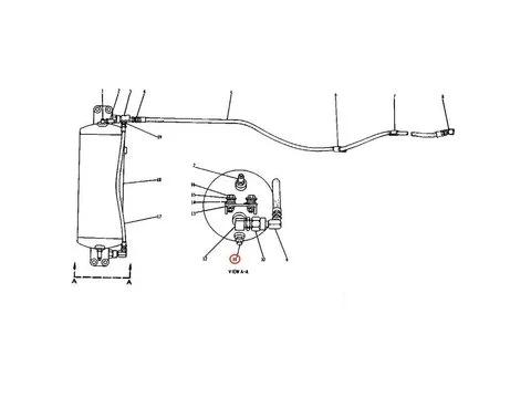 Обратный клапан 7D-6864 для Caterpillar CAT автогрейдера 120G 130G трактора 621 623 627 631C 637 650B 666B