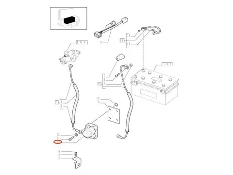 Выключатель 82022881 для CASE трактора FARMALL 75C 85C 95C 105C 75N MAXXUM 115 120 PUMA 165 210