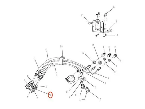 Быстросъёмная муфта 84580530 для CASE 2388 2577 6088 6130 7230 9120 9230 2162 2020