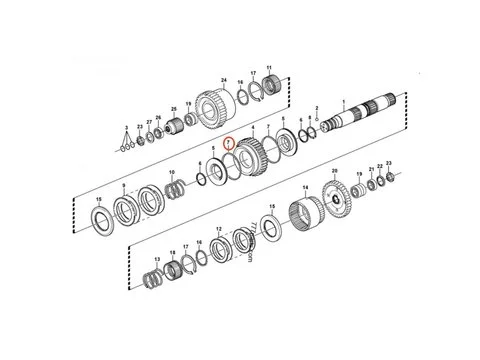 Уплотнительное кольцо 11145532 для Volvo автогрейдера G900