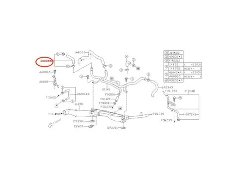 Бачок охлаждающей жидкости Водяной Шланг 21204AA691 для Subaru Baja Forester Impreza Legacy Outback 2002-2014