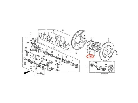 в сборе Подшипник Ступица 42200-SNA-A51 для Honda Civic 2006-2011