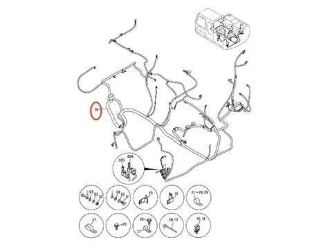 Жгут проводов 0004770 0004772 для Hitachi экскаватора ZX110 ZX120 ZX130H ZX160 ZX180LC