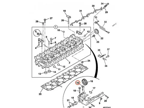 Головка блока цилиндров Болт для JCB экскаватора JS200W T3 JS220 JS260 JS360 JS220LR JS200 JS330-AUTO