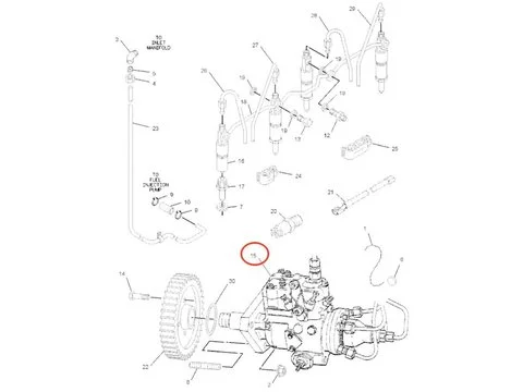 ТНВД 149-5459 для Caterpillar CAT двигателя 3054 телескопического погрузчика TH103 TH62 TH63 катка CB-534C CP-433C